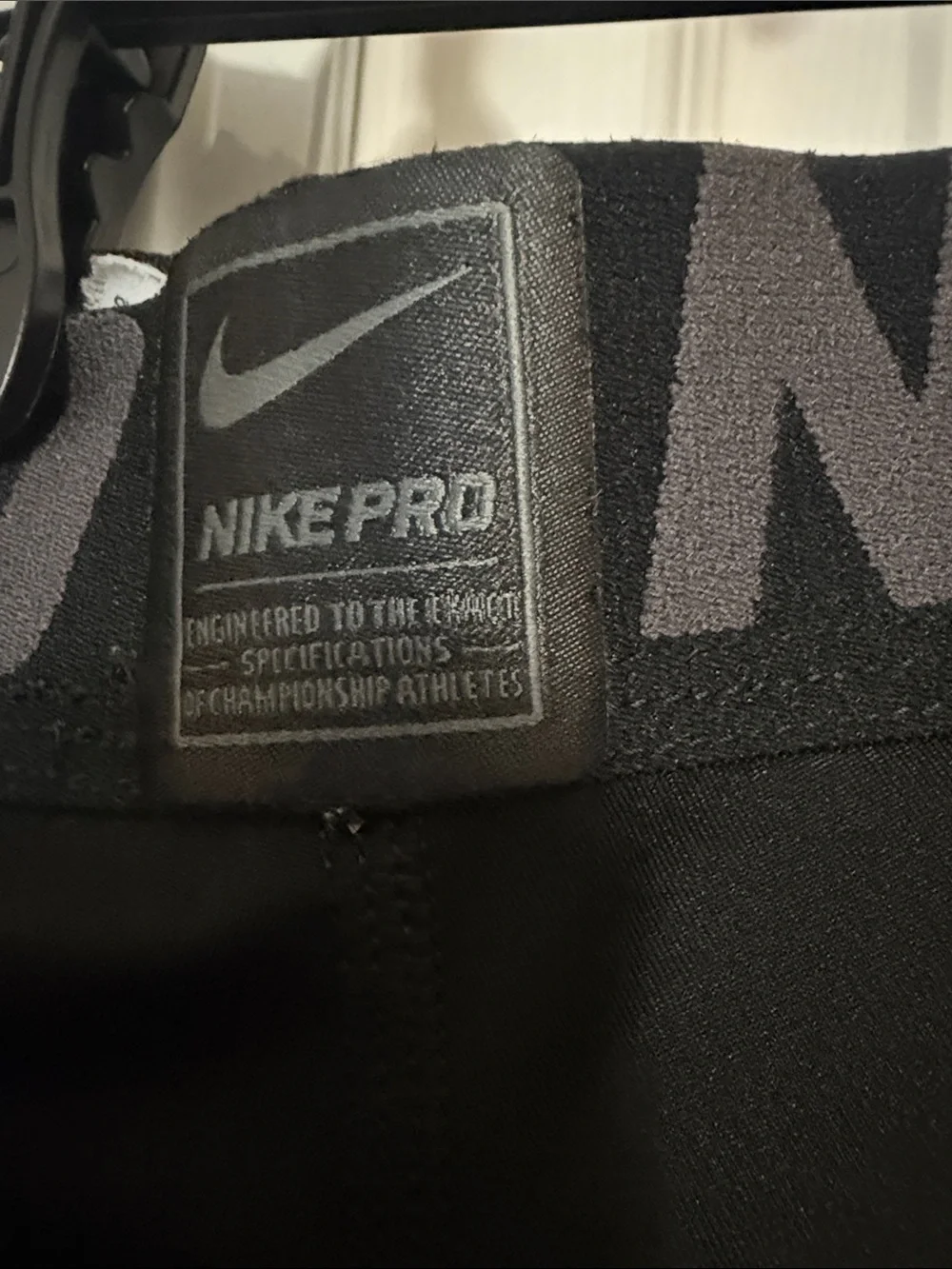 Nike Black Kids Performance Capri Leggings with White Swoosh